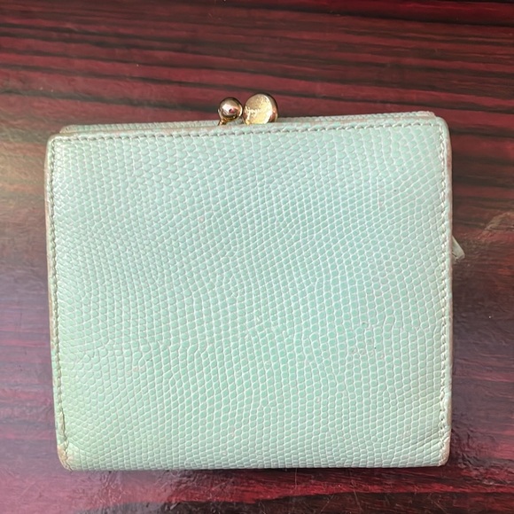 Salvatore Ferragamo Wallet Purse Vera Green Woman Authentic - Picture 11 of 12